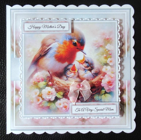 Robin And Chicks Mini Page Kit by Davina Rundle