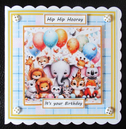 Happy Birthday Animals - Mini Kit by Davina Rundle