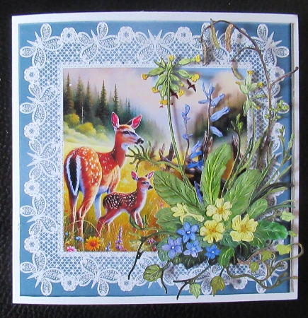 Deer with Fawn by Davina Rundle