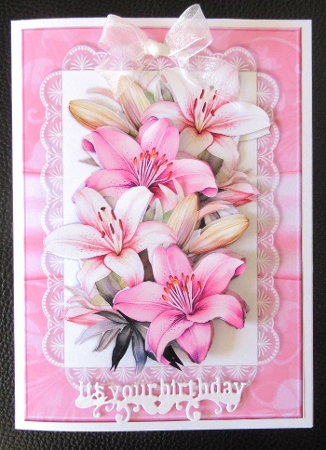 Lilies &  Lace  5x7  Mini Kit by Davina Rundle