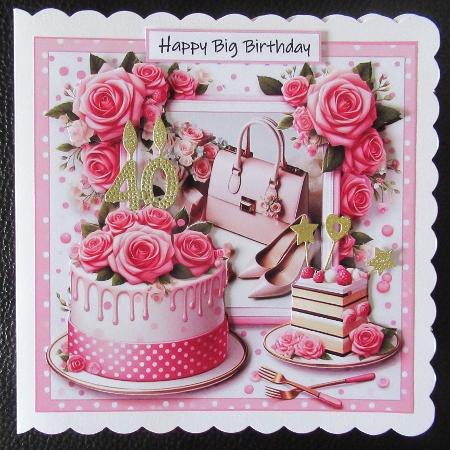 shoes handbag cake and roses 4 by Davina Rundle