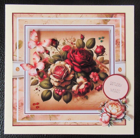 Elegant Vintage Roses by Davina Rundle