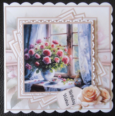 Windowsill Flowers by Davina Rundle