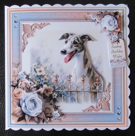 Paw Prints (Greyhound) by Davina Rundle