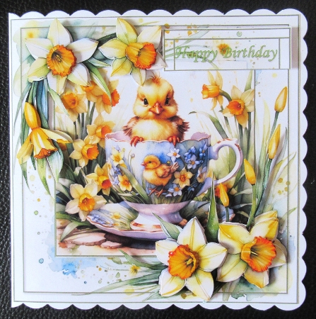 Easter Teacups Mini Kit by Davina Rundle