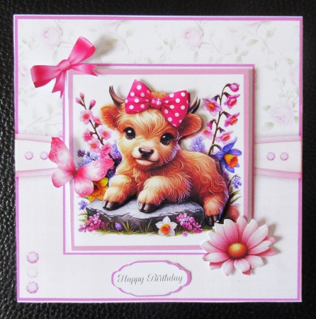 Springtime Highland Cows by Davina Rundle