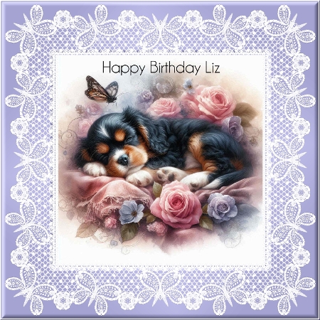 Dreamy Floral Haze Pups 8 by Davina Rundle