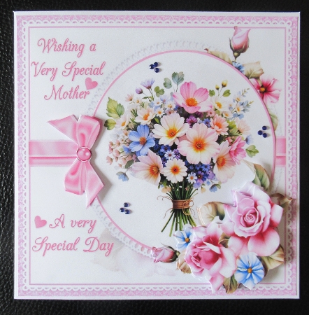 7x7 A bouquet for mother choice of four mini kit by Davina Rundle