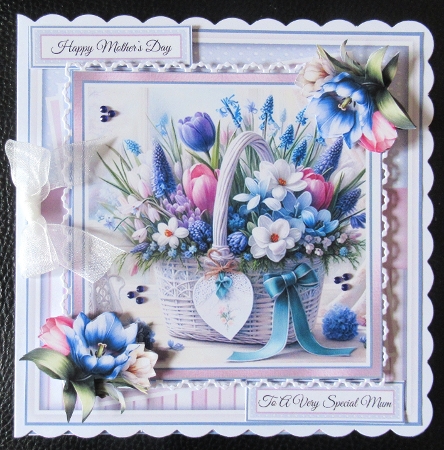 Spring Floral Arrangement Mini Page Kit by Davina Rundle