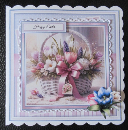 Spring Floral Arrangement Mini Page Kit by Davina Rundle