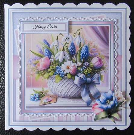 Spring Floral Arrangement Mini Page Kit by Davina Rundle