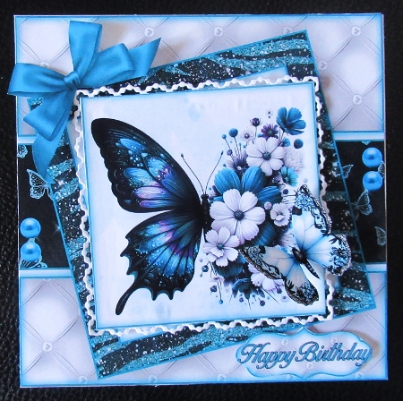 Butterfly Flowers Mini Kit 4 by Davina Rundle
