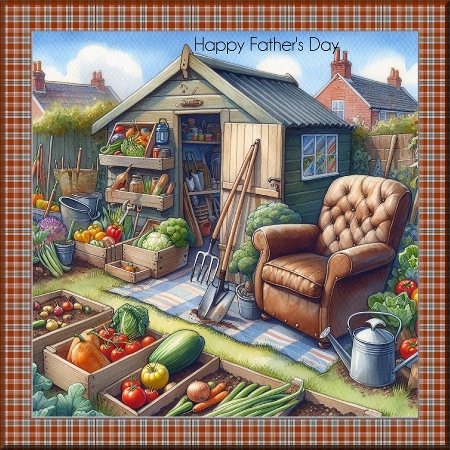 6x6 My Allotment 1 - Ilustrations for Cardmakers & Designers by Davina Rundle