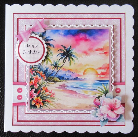 A Tropical Beach by Davina Rundle