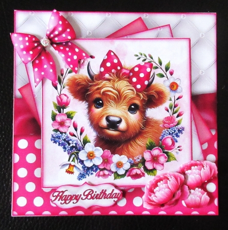 Sweet Highland Cow Mini Kit by Davina Rundle