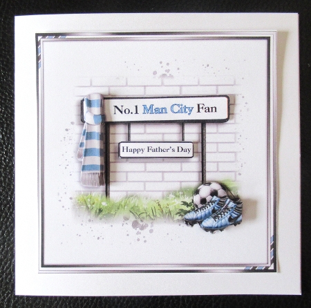 No.1 Man City Fan by Davina Rundle