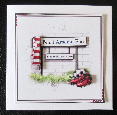 No.1 Arsenal Fan by Davina Rundle