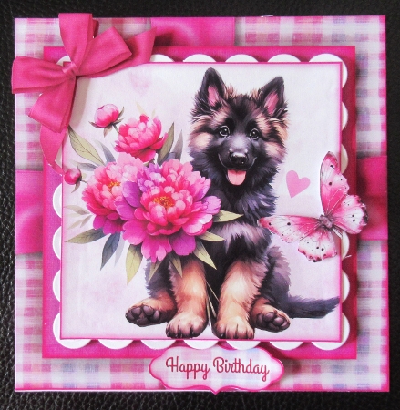 Pups & Peonies Mini Kit by Davina Rundle