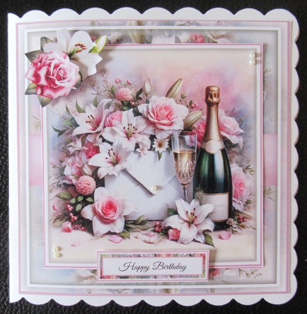 Lilies & Roses Envelope 3 Mini Page Kit by Davina Rundle