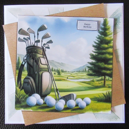 Mens card kit 4 birthday and fathers day by Davina Rundle