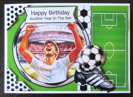 Football Mad 8 5x7 by Davina Rundle
