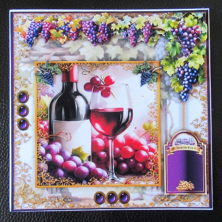 Red Red Wine 4 by Davina Rundle