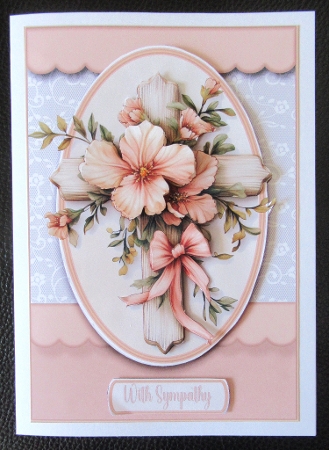 A5 Easter Cross 1 - Mini Decoupage Kit - x3 A4 Sheets by Davina Rundle