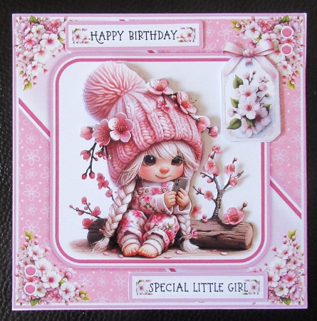Little Blossom Girl With Ages 1 to 6 Yrs by Davina Rundle