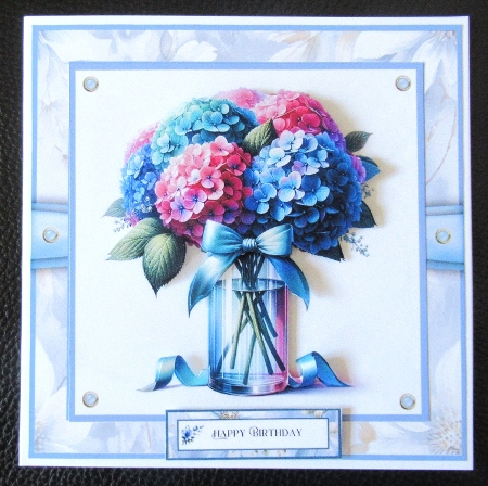 An Arrangement of Hydrangeas by Davina Rundle