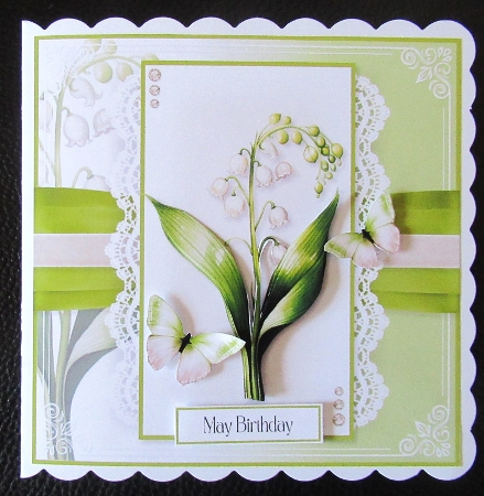 May Lily of the Valley Birthday by Davina Rundle