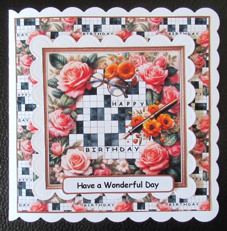 happy birthday crossword by Davina Rundle