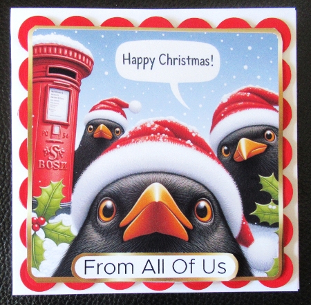 robins and blackbirds by Davina Rundle