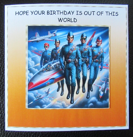 6x6 Thunderbirds 1 - Illustrations for Cardmakers & Designers  by Davina Rundle