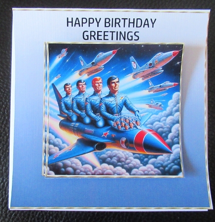 6x6 Thunderbirds 2 - Illustrations for Cardmakers & Designers  by Davina Rundle