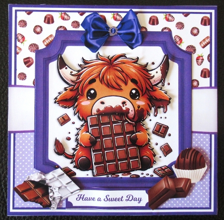 7x7, 6x6, 5x7 CHOCOLATE ADDICT by Davina Rundle