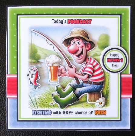 Fishing Forecast Mini Kit Birthday/Fathers Day by Davina Rundle