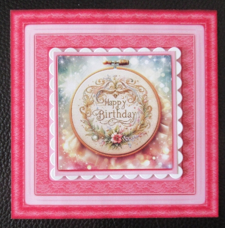 Happy Birthday Cross Stich  by Davina Rundle