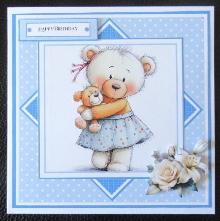 Little Miss Scruffy Bear 2 by Davina Rundle