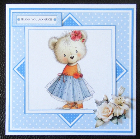 Little Miss Scruffy Bear 2 by Davina Rundle
