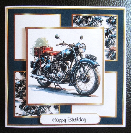  just vintage motorbike by Davina Rundle