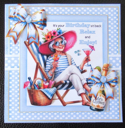 7x7 Relax its your birthday choice of three mini kit by Davina Rundle