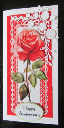 Watercolour Flowers DL Toppers x 9 by Davina Rundle