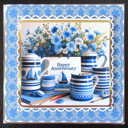 Nautical themed anniversary ceramics by Davina Rundle