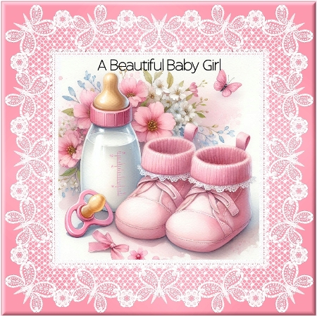 Butterfly Lace Frames-Summer by Davina Rundle