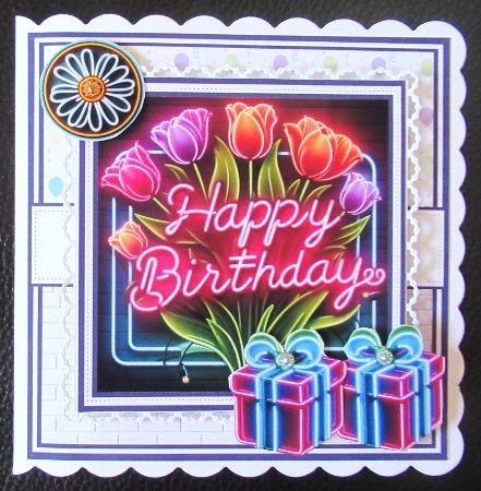 5x7, 7x7, 6x6 - BIRTHDAY FLOWER SIGNS by Davina Rundle