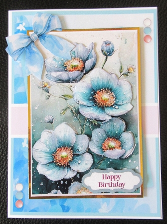 Pretty Blue Flowers by Davina Rundle