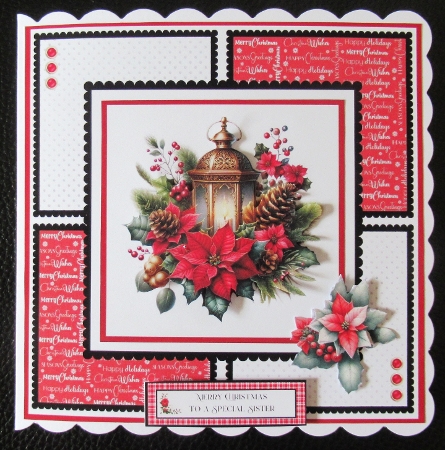 Floral Christmas Lanterns by Davina Rundle
