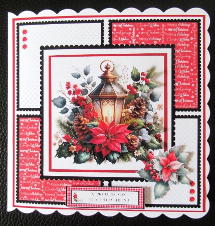 Floral Christmas Lanterns by Davina Rundle
