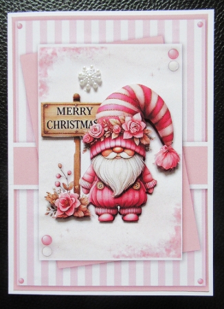 Pretty In Pink Christmas Wishes 4 by Davina Rundle