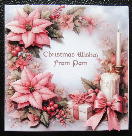 Pastel Christmas Frames by Davina Rundle